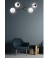 Selbi 4 Sort loftslampe - Ø15 cm, E14, 230V, uden lyskilde