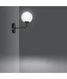 Selbi K1 Sort væglampe - Ø15 cm, E14, 230V, uden lyskilde