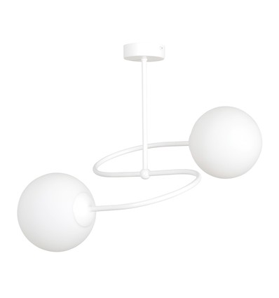 Selbi 2 Hvid loftslampe - Ø15 cm, E14, 230V, uden lyskilde