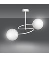 Selbi 2 Hvid loftslampe - Ø15 cm, E14, 230V, uden lyskilde