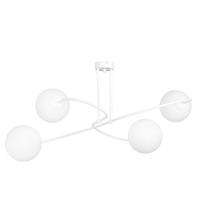 Selbi 4 Hvid loftslampe - Ø15 cm, E14, 230V, uden lyskilde