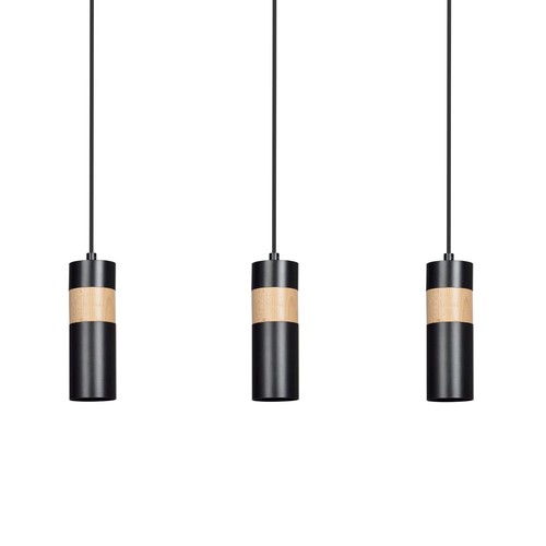 Akari 3 Sort pendellampe - GU10, 230V, uden lyskilde