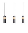 Akari 3 Sort pendellampe - GU10, 230V, uden lyskilde
