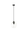 Istar 1 Sort/Transparent pendellampe - Ø14 cm, E27, 230V, uden lyskilde