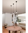 Istar 1 Sort/Transparent pendellampe - Ø14 cm, E27, 230V, uden lyskilde