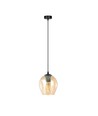 Istar 1 Sort/Rav pendellampe - Ø14 cm, E27, 230V, uden lyskilde