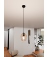 Istar 1 Sort/Rav pendellampe - Ø14 cm, E27, 230V, uden lyskilde