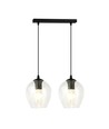 Istar 2 Sort/Transparent pendellampe - Ø14 cm, E27, 230V, uden lyskilde