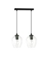 Istar 2 Sort/Transparent pendellampe - Ø14 cm, E27, 230V, uden lyskilde