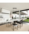 Istar 2 Sort/Transparent pendellampe - Ø14 cm, E27, 230V, uden lyskilde