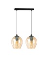 Istar 2 Sort/Rav pendellampe - Ø14 cm, E27, 230V, uden lyskilde