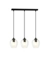 Istar 3 Sort/Transparent pendellampe - Ø14 cm, E27, 230V, uden lyskilde