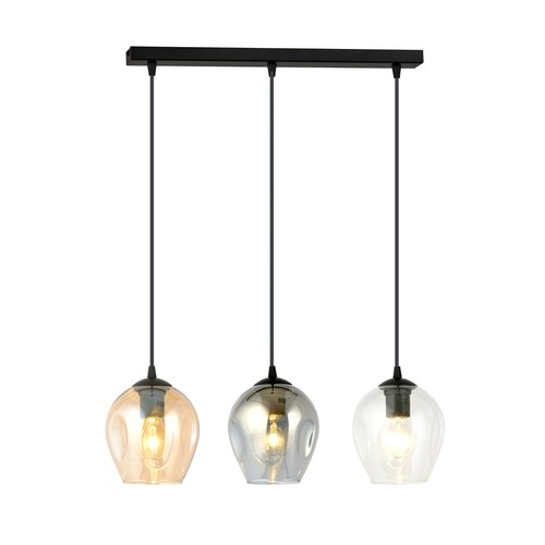 Istar 3 Sort Mix pendellampe - Ø14 cm, E27, 230V, uden lyskilde