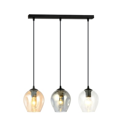 Istar 3 Sort Mix pendellampe - Ø14 cm, E27, 230V, uden lyskilde