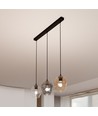 Istar 3 Sort Mix pendellampe - Ø14 cm, E27, 230V, uden lyskilde