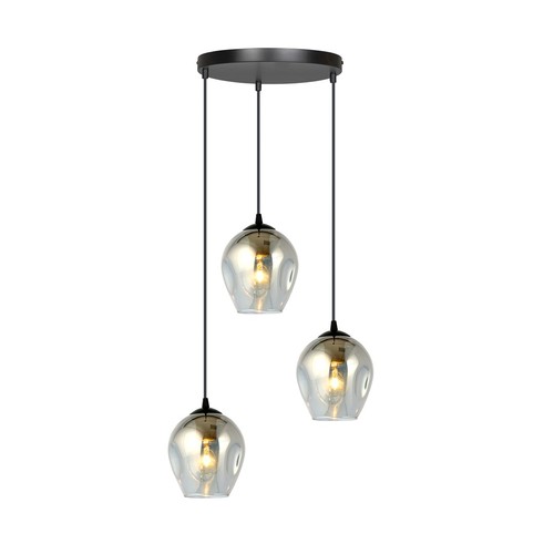 Istar 3 Sort Premium Grafit pendellampe - Ø14 cm, E27, 230V, uden lyskilde