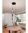 Istar 3 Sort Premium Transparent pendellampe - Ø14 cm, E27, 230V, uden lyskilde