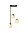 Istar 3 Sort Premium Rav pendellampe - Ø14 cm, E27, 230V, uden lyskilde