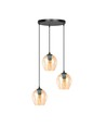 Istar 3 Sort Premium Rav pendellampe - Ø14 cm, E27, 230V, uden lyskilde