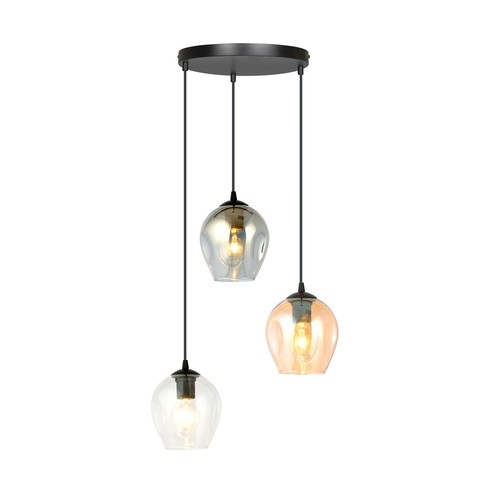 Istar 3 Sort Premium Mix pendellampe - Ø14 cm, E27, 230V, uden lyskilde
