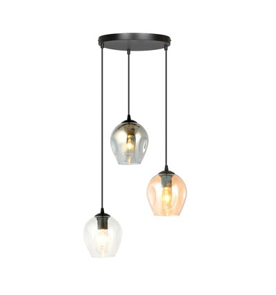 Istar 3 Sort Premium Mix pendellampe - Ø14 cm, E27, 230V, uden lyskilde