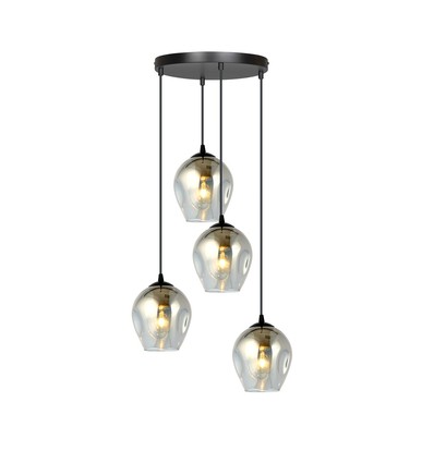 Istar 4 Sort Premium Grafit pendellampe - Ø14 cm, E27, 230V, uden lyskilde