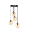 Istar 4 Sort Premium Rav pendellampe - Ø14 cm, E27, 230V, uden lyskilde