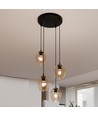 Istar 4 Sort Premium Rav pendellampe - Ø14 cm, E27, 230V, uden lyskilde