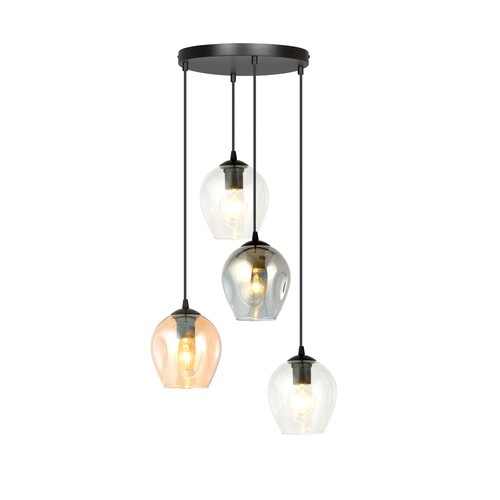 Istar 4 Sort Premium Mix pendellampe - Ø14 cm, E27, 230V, uden lyskilde