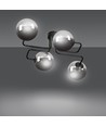 Brendi 4 Sort/Grafit loftslampe - Ø14 cm, E14, 230V, uden lyskilde