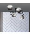 Brendi 4 Sort/Grafit loftslampe - Ø14 cm, E14, 230V, uden lyskilde
