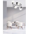 Brendi 4 Sort/Transparent loftslampe - Ø14 cm, E14, 230V, uden lyskilde