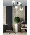Brendi 4 Sort/Transparent loftslampe - Ø14 cm, E14, 230V, uden lyskilde