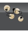 Brendi 4 Sort/Rav loftslampe - Ø14 cm, E14, 230V, uden lyskilde