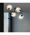 Brendi 4 Sort/Rav loftslampe - Ø14 cm, E14, 230V, uden lyskilde
