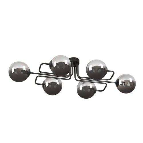 Brendi 6A Sort/Grafit loftslampe - Ø14 cm, E14, 230V, uden lyskilde