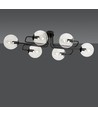 Brendi 6A Sort/Transparent loftslampe - Ø14 cm, E14, 230V, uden lyskilde