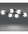 Brendi 6A Sort/Transparent loftslampe - Ø14 cm, E14, 230V, uden lyskilde
