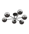 Brendi 6B Sort/Grafit loftslampe - Ø14 cm, E14, 230V, uden lyskilde