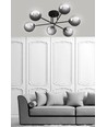 Brendi 6B Sort/Grafit loftslampe - Ø14 cm, E14, 230V, uden lyskilde