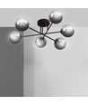 Brendi 6B Sort/Grafit loftslampe - Ø14 cm, E14, 230V, uden lyskilde