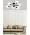 Brendi 6B Sort/Transparent loftslampe - Ø14 cm, E14, 230V, uden lyskilde