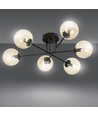 Brendi 6B Sort/Rav loftslampe - Ø14 cm, E14, 230V, uden lyskilde