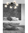 Brendi 6B Sort/Rav loftslampe - Ø14 cm, E14, 230V, uden lyskilde