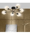 Brendi 6B Sort/Rav loftslampe - Ø14 cm, E14, 230V, uden lyskilde