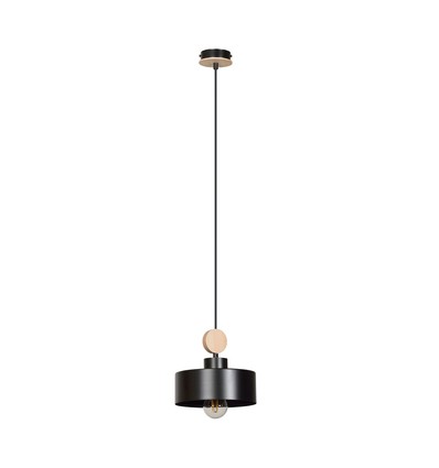 Tuniso 1 Sort pendellampe - E27, 230V, uden lyskilde