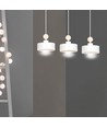 Tuniso 3 Hvid pendellampe - E27, 230V, uden lyskilde