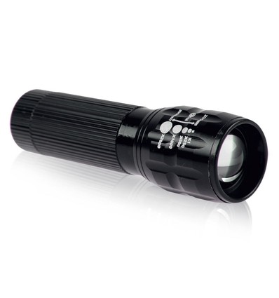 Lommelygte med Cree LED - Med zoom og stropo