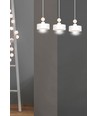 Tuniso 3 Hvid pendellampe - E27, 230V, uden lyskilde