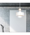 Tuniso 1 Hvid pendellampe - E27, 230V, uden lyskilde